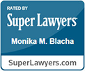Super Lawyer Badge of Monica M. Blacha