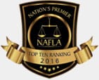 Nation's Premier National Academy of Family Law Attorneys Top Ten Ranking 2016