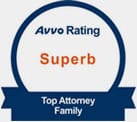 Avvo Rating Superb Top Attorney Family