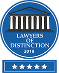 Lawyers Of Distinction 2018 | 5 Stars